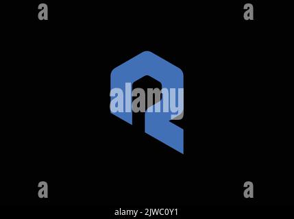 R Initial Monogram Letter r Logo Design Vektor Vorlage R Letter Logo Design Real Estate Construction Realty Bold Stock Vektor