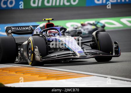 ZANDVOORT - Nichola Latifi (6) mit dem Williams FW44 während des Großen Preises der Niederlande F1 auf dem Circuit Zandvoort am 4. September 2022 in Zandvoort, Niederlande. KOEN VAN WEEL Stockfoto