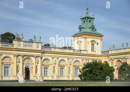 Wilanow Palast in Warschau Polen Stockfoto