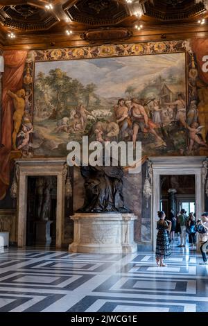 Rom, Italien - September 2022 - Kapitolinische Museen, auf der Piazza del Campidoglio, auf dem Kapitolshügel, Sala Orazi e Curiazi. Stockfoto