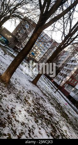 Die Architektur Hintergründe und Objekte. Konstruktivistischer Stil. Stockfoto
