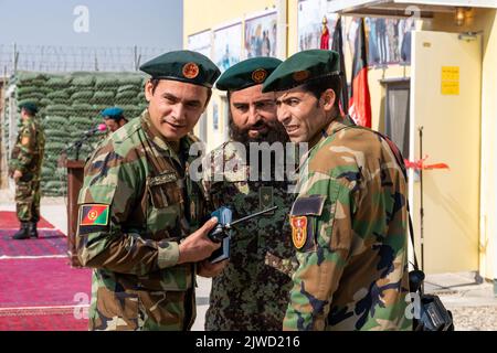 Bundeswehr in Afghanistan - Camp Shaheen Stockfoto