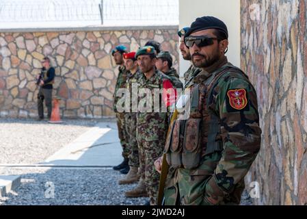 Bundeswehr in Afghanistan - Camp Shaheen Stockfoto