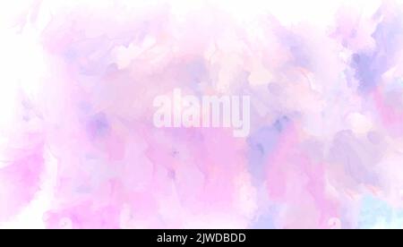 Bemaltes Aquarell, abstrakter Aquarellhintergrund, Vektorgrafik Stock Vektor