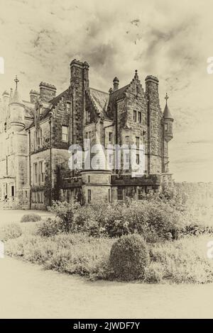 Blarney House im Blarney Castle and Gardens in Co. Cork, Irland Stockfoto