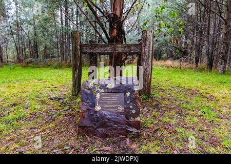 Cambarville Historic Village in Victoria Australien Stockfoto