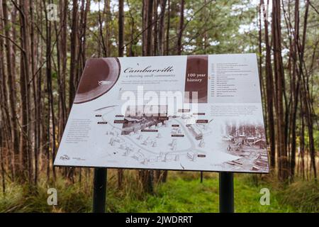 Cambarville Historic Village in Victoria Australien Stockfoto