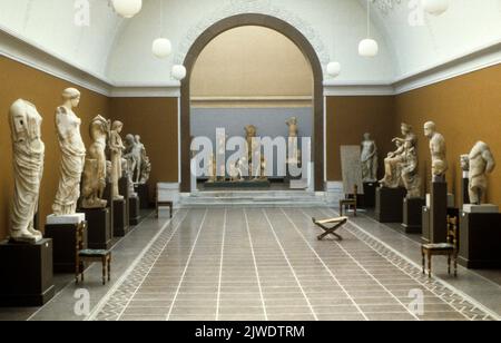 NY CARLSBERG GLYPTOTEK in Kopenhagen Dänemark das kunstmuseum mit antiken Skulpturen und Kunst stellt die private Kunstsammlung der Carl JacobsenHall mit römischen Skulpturen dar Stockfoto