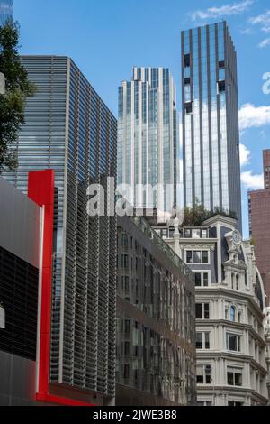 Hochhaus Wohnungen in Nomad Nachbarschaft, NYC, USA Stockfoto