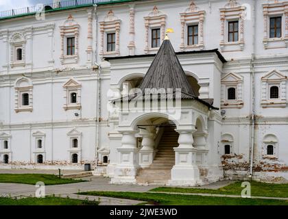 Eintritt in den Prinz-Oleg-Palast aus dem 15.. Jahrhundert im Rjasanischen Kreml, Russland Stockfoto