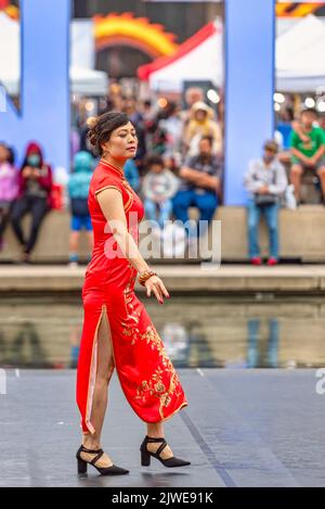 Toronto Dragon Festival auf dem Nathan Phillips Square, Kanada, 2022 Stockfoto