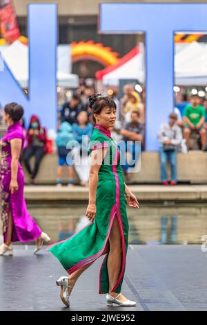 Toronto Dragon Festival auf dem Nathan Phillips Square, Kanada, 2022 Stockfoto