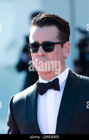 Venedig, Italien, 05. September 2022, Colin Farrell bei den Banshees of Inisherin Premiere während des Internationalen Filmfestivals von Venedig (Mostra) 79. in Venedig, Italien, am 05. September 2022. Foto von Aurore Marechal/ABACAPRESS.COM Stockfoto