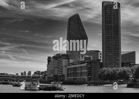 OXO Gebäude in den Wolkenkratzern von London an der themse Stockfoto