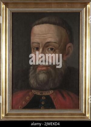 Porträt von Jan Karol Chodkiewicz (1560–1621), Großkrone Hetman. nieznany malarz polski, Maler Stockfoto