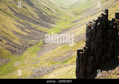 Hohe Tasse Gill aus hohen Cup Nick, Cumbria, UK Stockfoto