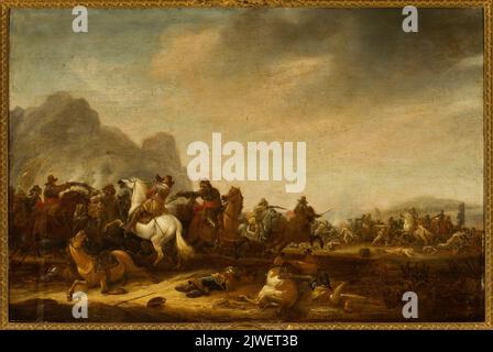 Episode aus dem Dreißigjährigen Krieg. Martszen, Jan, de Jonge (ca. 1609 - nach 1647), Maler Stockfoto