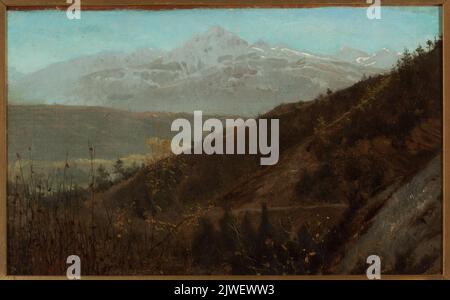 Berglandschaft. Alma-Tadema, Lawrence (1836-1912), Maler Stockfoto