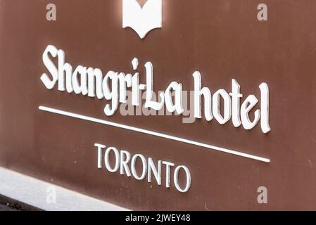 Shangri-La Hotel in Toronto, Kanada, 2022 Stockfoto