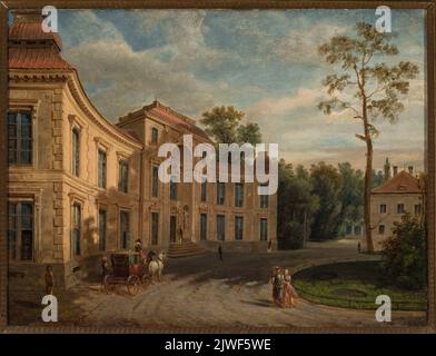 Myślewicki-Palast in Łazienki. Zaleski, Marcin (1796-1877), Maler Stockfoto