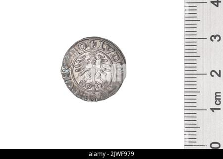 1 Groschen. Witte, Heinrich von (fl. 1525-1527), Münzverwalter, Ludwik Jagiellończyk (Król czeski i węgierski ; 1516-1526), Herrscher, Świdnica, Emittent, Sauerman von der Göltsch, Konrad (fl. 1523-1554), Moneyer Stockfoto