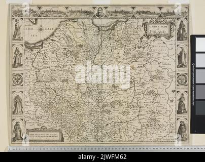 Ein newe mape aus Polen, auf Englisch Speed, John (1552-1629), Kartograph, Gryp, Dirck (fl. 1626-1640), Grafiker, Humble, George (15..-1640), Verleger Stockfoto