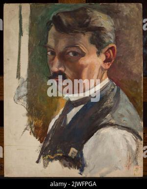 Porträt eines Mannes. nieznany malarz polski, Maler Stockfoto