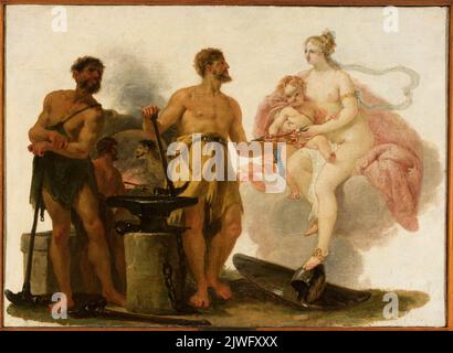 Venus in der Schmiede von Vulcan. Füger, Heinrich Friedrich (1751-1818), Maler Stockfoto