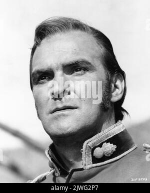 STANLEY BAKER Porträt als Lieutenant John Chard Royal Engineers in ZULU 1964 Regisseur CY ENDFIELD Music John Barry Diamond Films / Paramount British Pictures Stockfoto