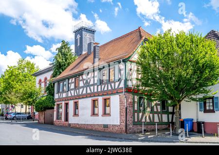 Historische Stadt Langen, Hessen, Deutschland Stockfoto