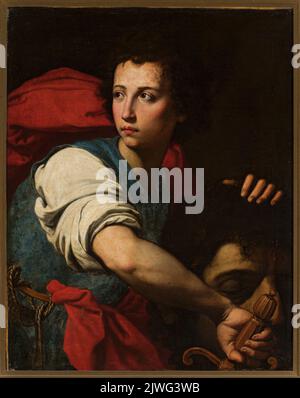 David mit Goliaths Kopf. Guarino, Francesco (1611-1654), Maler Stockfoto