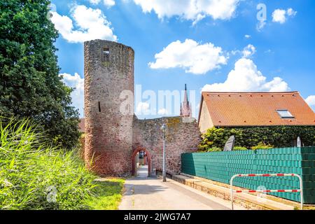 Historische Stadt Langen, Hessen, Deutschland Stockfoto