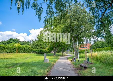 Historische Stadt Langen, Hessen, Deutschland Stockfoto