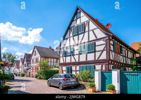 Historische Stadt Langen, Hessen, Deutschland Stockfoto