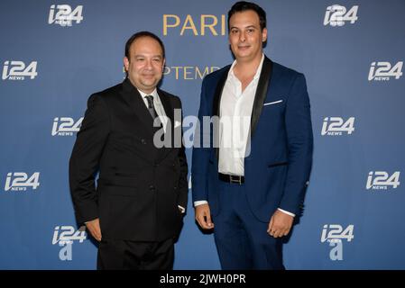 Le Grand Gala d'i24news a eu lieu lundi soir à Paris Frankreich, 05/09/2022. Stockfoto