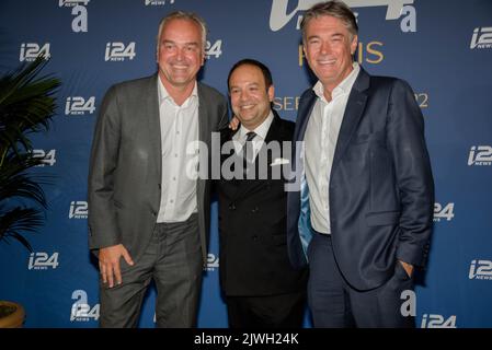 Le Grand Gala d'i24news a eu lieu lundi soir à Paris Frankreich, 05/09/2022. Stockfoto