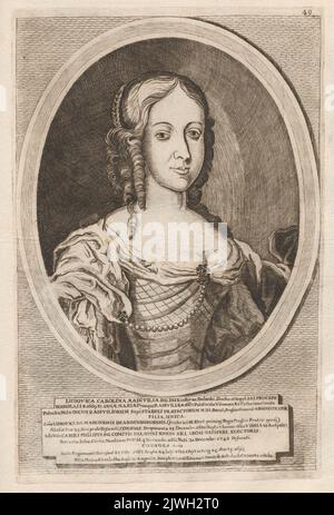 Porträt von Ludwika Karolina Radziwill. Ludwika Karolina Radziwill