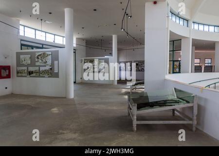 MEKELE, ÄTHIOPIEN - 27. MÄRZ 2019: Museum des Märtyrerdenkmals in Mekele, Äthiopien Stockfoto