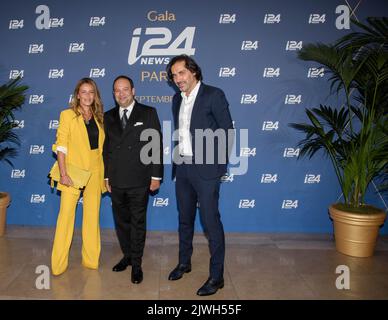 Le Grand Gala d'i24news a eu lieu lundi soir à Paris Frankreich, 05/09/2022. Stockfoto