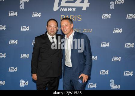 Le Grand Gala d'i24news a eu lieu lundi soir à Paris Frankreich, 05/09/2022. Stockfoto