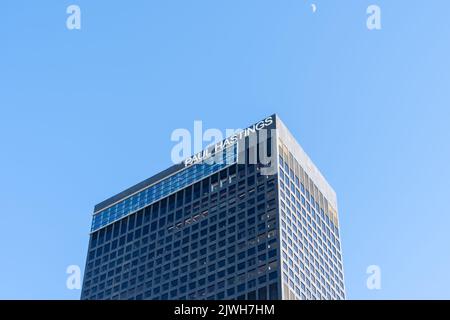 Los Angeles, CA, USA - 5. Juli 2022: Hauptsitz von Paul Hastings in Los Angeles, CA, USA. Stockfoto