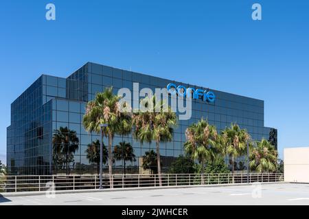 Huntington Beach, CA, USA - 10. Juli 2022: Hauptsitz von Confie in Huntington Beach, CA, USA Stockfoto