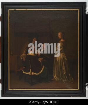 Lesen eines Briefes. Borch, Gerard ter, II (1617-1681), Maler Stockfoto