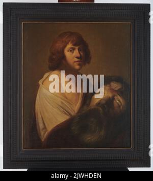 David mit Goliaths Kopf. Grebber, Pieter Fransz. De (ca. 1660- 1652/53), Maler, unbekannt, Maler Stockfoto