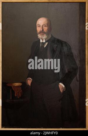 Porträt von Roman Narkiewicz-Jodko. Lentz, Stanisław (1861-1920), Maler Stockfoto