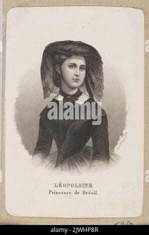 Leopoldina, Prinzessin von Brasilien (in: Almanach de Gotha). Mayer, Carl (Norymberga ; wydawnictwo, drukarnia ; fl. Ca 1840-ca 1872), Druckerei, Mayer, Carl (1798-1868), Grafiker, Perthes, Justus (Gotha ; wydawnictwo ; ca 1785-1952), Verleger Stockfoto