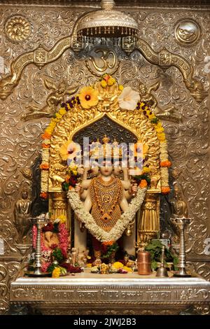2. September 2022, Pune, Maharashtra, Indien, der Shri Datta Mandir ist der erste Tempel von Lord Dattatreya von Bhakti Bharat, der vor 100 Jahren in Pune erbaut wurde Stockfoto
