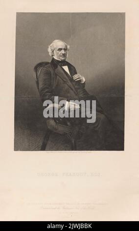 Porträt von George Peabody. King, Horatio Nelson (1830-1905), Fotograf, Pound, Daniel John (fl. Ca 1842-1870), Grafiker, London Joint Stock Newspaper Co. (Londyn ; wydawnictwo ; fl. Ca 1858-186.), Verlag Stockfoto