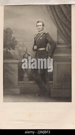 Porträt Ludwigs IV., Großherzog von Hessen und am Rhein. Mayall, John Jabez Edwin (1813-1901), Fotograf, Pound, Daniel John (fl. Ca 1842-1870), Grafiker, London Joint Stock Newspaper Co. (Londyn ; wydawnictwo ; fl. Ca 1858-186.), Verlag Stockfoto