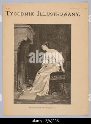 Reproduktion eines Gemäldes: Władysław Czachórski (1850-1911), Eine Erinnerung ; aus: 'Tygodnik Ilustowany', 1893, no. 203, S. 321. Weber, Max, Grafiker, Tygodnik Ilustowany (Warszawa ; czasopismo ; 1859-1939), Verleger Stockfoto